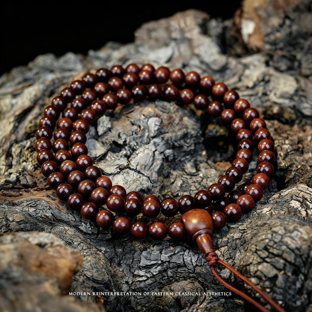 Hunderstruck Wood Liu Bead Bracelet