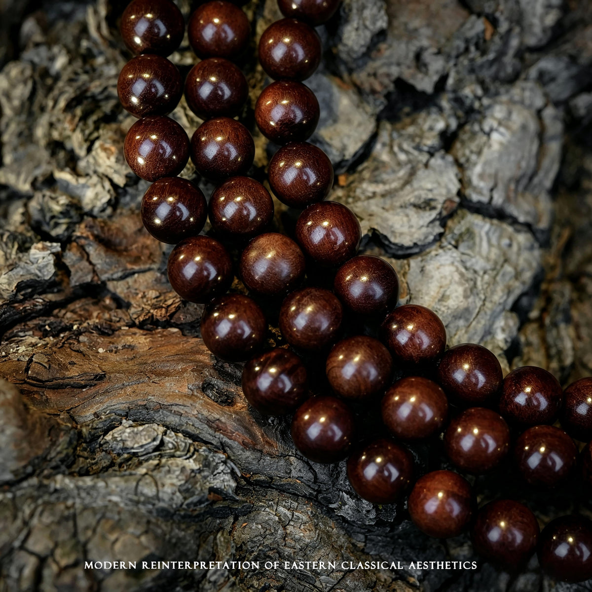 Hunderstruck Wood Liu Bead Bracelet