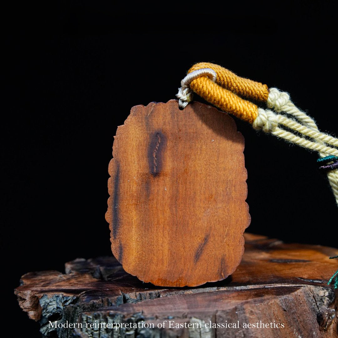 Small three-dimensional wooden sculpture of Guan Gong