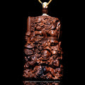 Three-dimensional wooden sculpture of Zhong Kui