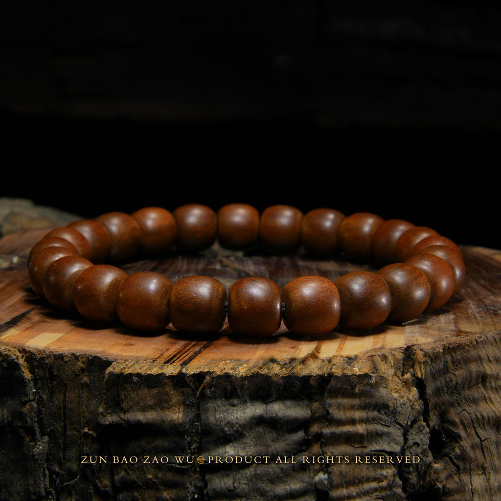 Thunderstruck Wood Bead Bracelet