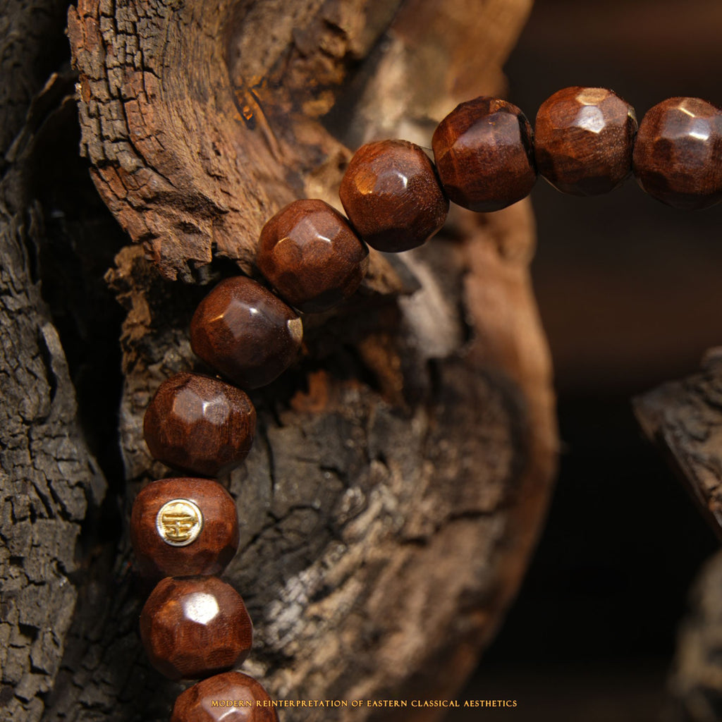 Thunderstruck Wood Carved Canxuan Wuxiang Bracelet