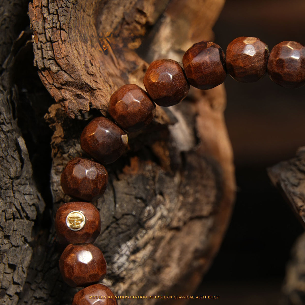Thunderstruck Wood Carved Canxuan Wuxiang Bracelet