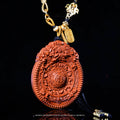 Lightning-struck wood Nine Palaces Bagua plaque